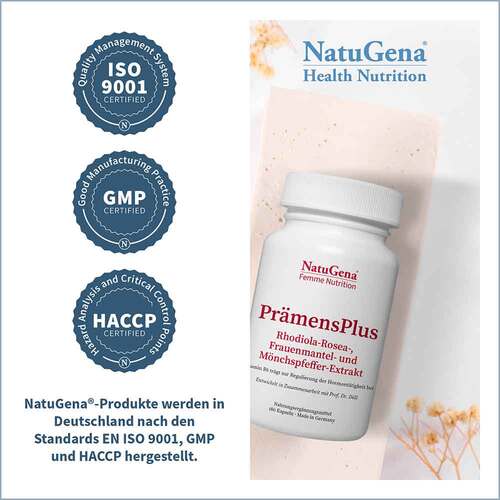 Pr&auml;mensplus Frauenmantel + M&ouml;nchspfeffer Kapseln - 3