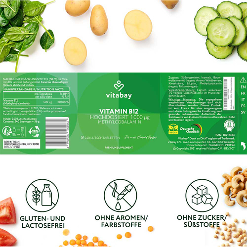 Methylcobalamin Vit.B12 Depot 1000 µg vegan Lut. - 5