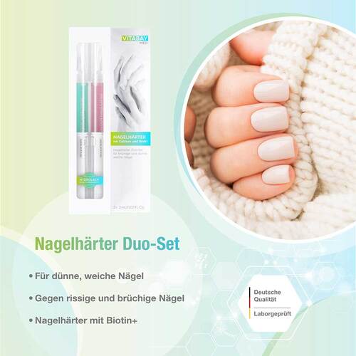 Nagelh&auml;rter Duo-Set mit Calcium und Biotin - 3