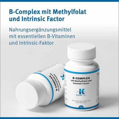 B-Complex mit Methylfolat und Intrinsic Factor Kap - 3