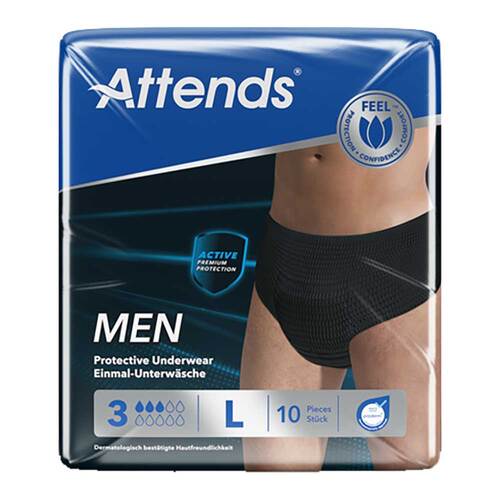 Attends Men Protective Underwear 3 L - 1