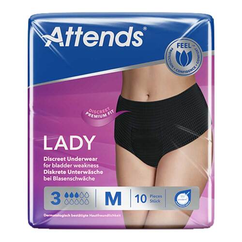 Attends Lady Discreet Underwear 3 M - 1