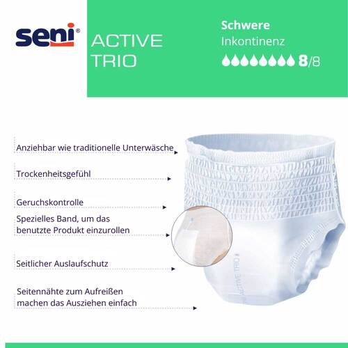 Seni Active Trio Inkontinenzslip XL - 2