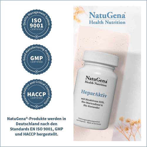 Heparaktiv Sod + Bio-Mariendistel + Bio-Koriander Kapseln  - 3