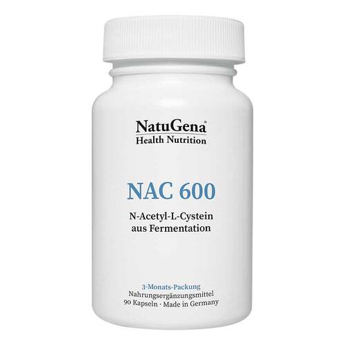 NAC 600 N-Acetyl-L-Cystein aus Fermentation Kapseln  - 1