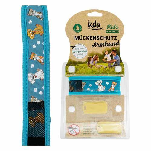 M&uuml;ckenschutz Armband Kinder Hund / Katze KDA - 1