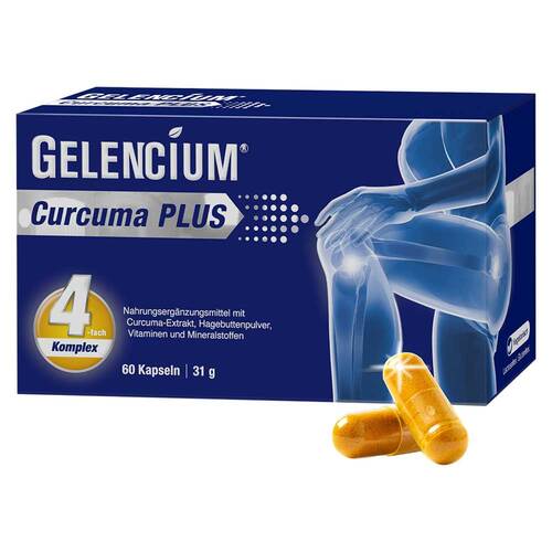 Gelencium Curcuma Plus hochdosiert mit Vitamin C Kapseln - 1