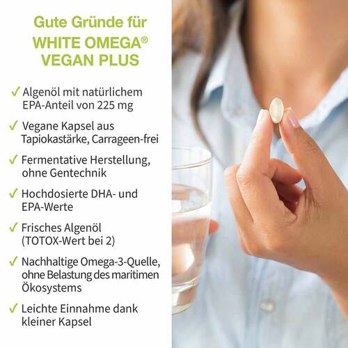 White Omega vegan Weichkapseln - 4