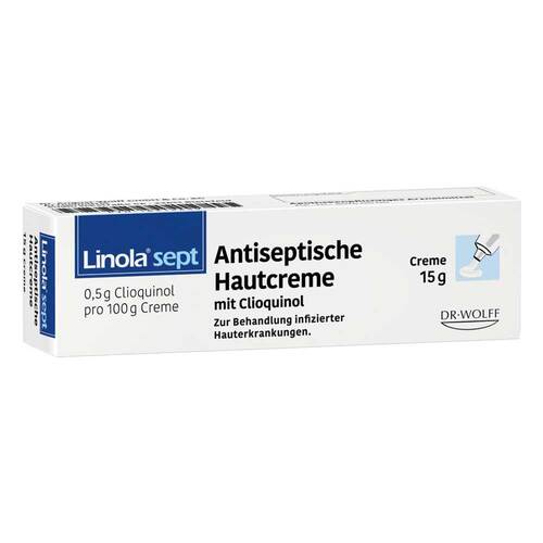 Linola sept Antiseptische Hautcreme mit Clioquinol - 2