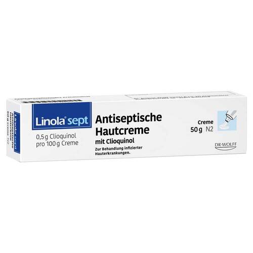 Linola sept Antiseptische Hautcreme mit Clioquinol - 2