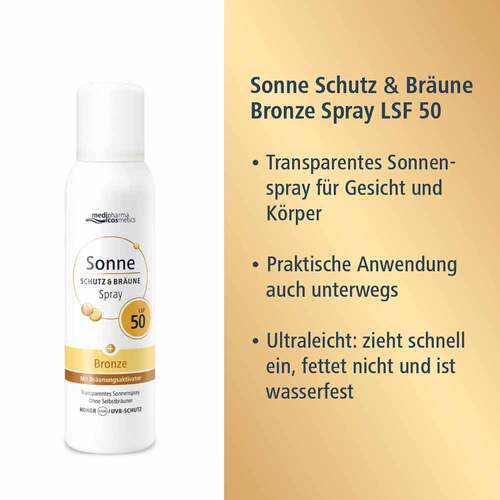 Sonne Schutz &amp; Br&auml;une Aerosol-Spray bronze LSF 50 - 4