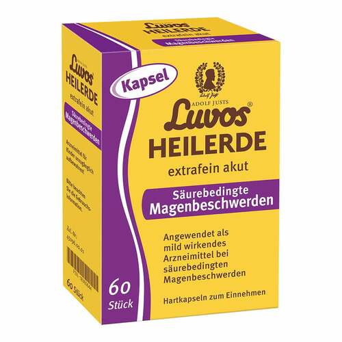 Luvos Heilerde extrafein akut S&auml;urebedingte Magenbeschwerden Kapseln  - 1