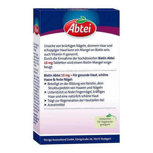 Abtei Biotin 10 mg Tabletten - 2