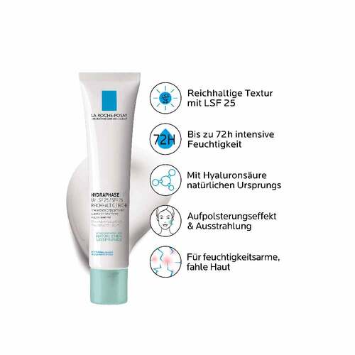 Roche-Posay Hydraphase HA UV Creme reichhaltig LSF 25 - 3