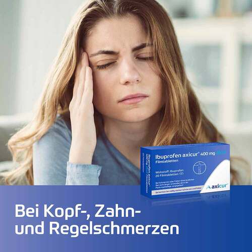 Ibuprofen axicur® 400 mg akut Filmtabletten - 3