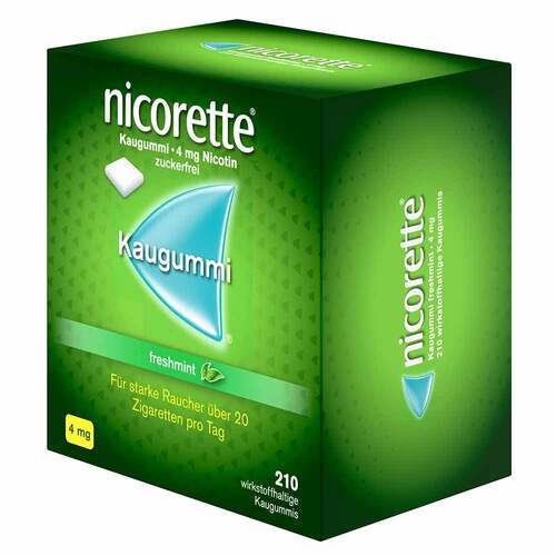 nicorette® Kaugummi freshmint, 4 mg Nikotin - 6