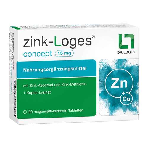 Zink-Loges concept 15 mg magensaftresistent Tabletten - 1