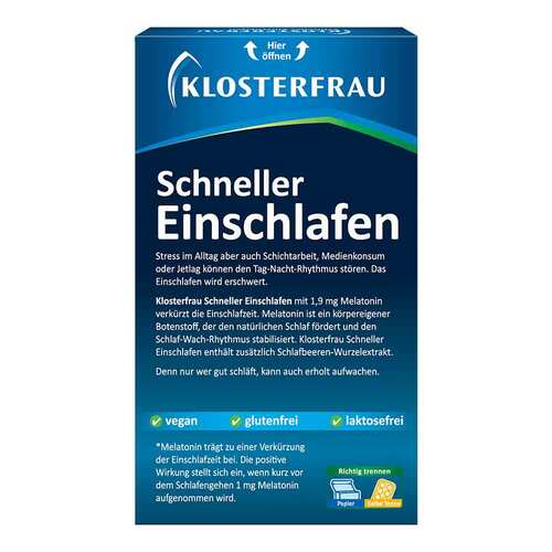 Klosterfrau Schneller Einschlafen Melatonin 1,9 mg - 2