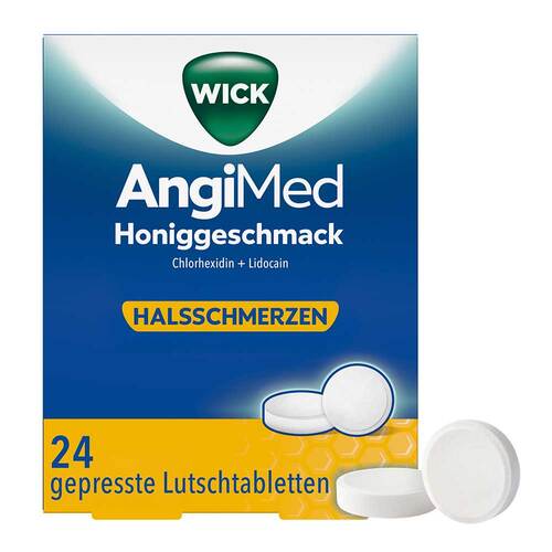 WICK Angimed Honiggeschmack 5 mg / 1 mg Lutschtabletten - 1