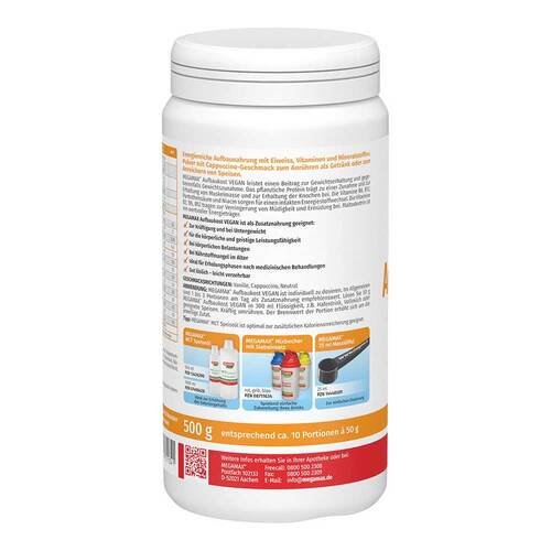 Aufbaukost vegan Cappuccino Megamax Pulver - 2