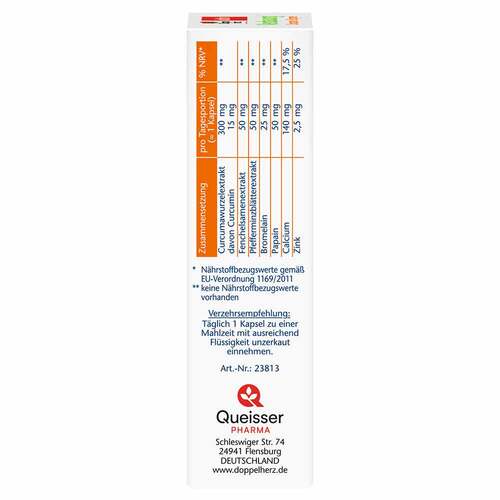 Doppelherz Verdauung Curcuma + Enzyme Kapseln - 3