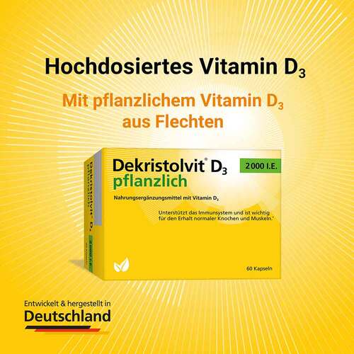 Dekristolvit D3 2000 I.E. pflanzlich Kapseln - 2