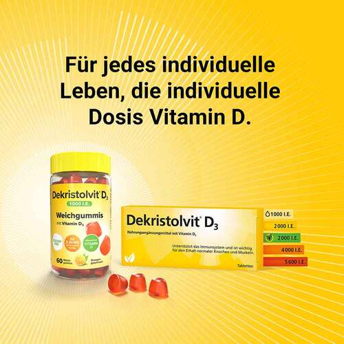 Dekristolvit D3 2000 I.E. pflanzlich Kapseln - 6