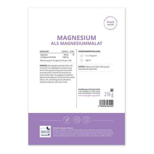 Magnesium als Magnesiummalat Kapseln - 2