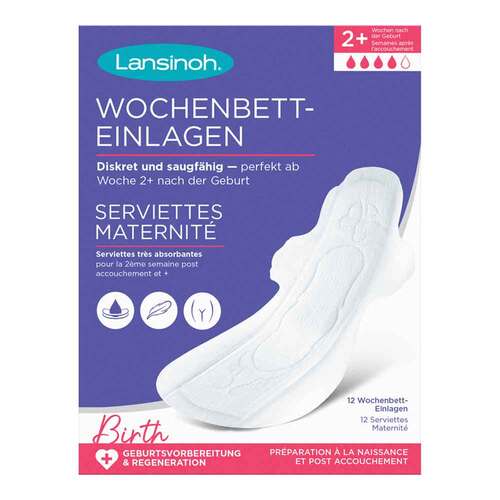 Lansinoh Wochenbett-Einlagen 2 + Wochen nach Geburt - 1