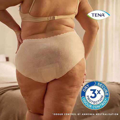 Tena Silhouette Plus M creme Inkontinenz Pants - 4