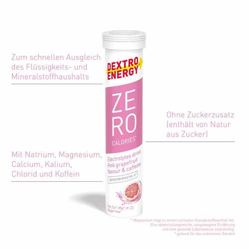 Dextro Energy Zero Calories pink Grapefruit Bta - 2