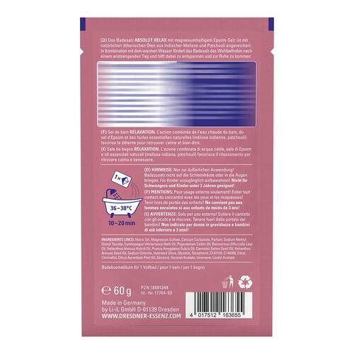 DE Badesalz Absolut Relax mit Epsom Salz - 2