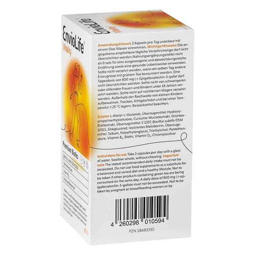 Enviolife Vitality Bakterien Curcuma &amp; L-Glutamin - 4