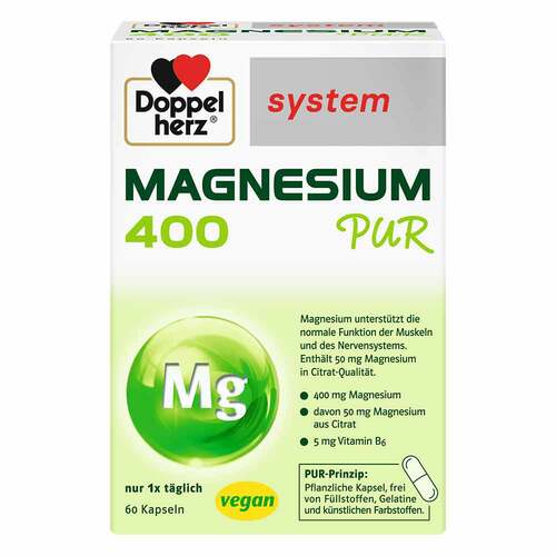 Doppelherz Magnesium 400 Pur system Kapseln - 1