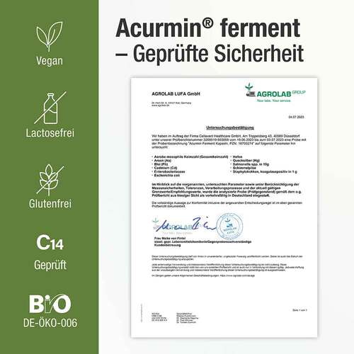 Acurmin Ferment Kurkuma Pfeffer Kapseln - 8