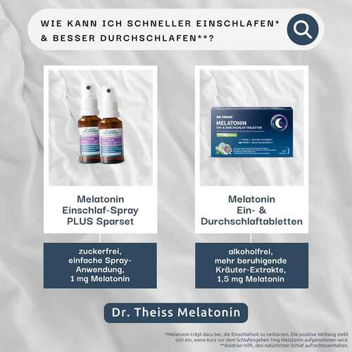 Dr. Theiss Melatonin Einschlaf-Spray Plus Spar-Set - 3