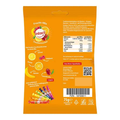Intact Traubenzucker Beutel Frucht-Mix - 2