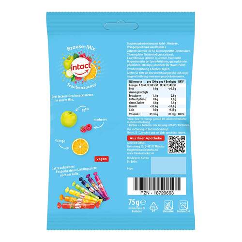 Intact Traubenzucker Beutel Brause-Mix - 2