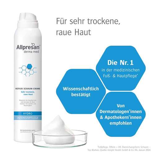 Allpresan derma med Hydro Intensivpflege Schaum-Cr - 2