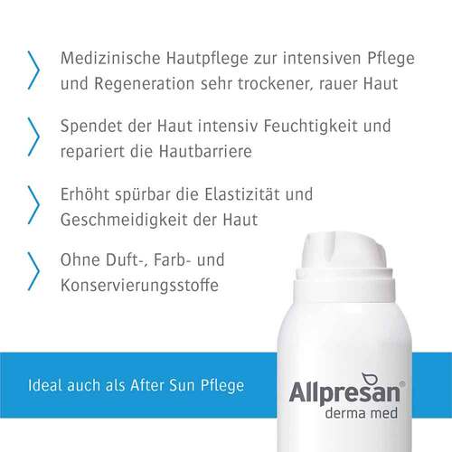 Allpresan derma med Hydro Intensivpflege Schaum-Cr - 3