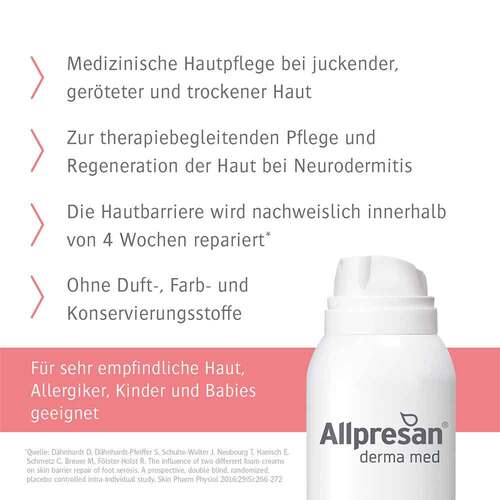 Allpresan derma med Atopix Intensivpflege Schaum - 3