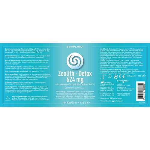 Zeolith Detox Med 624 mg Kapseln - 2