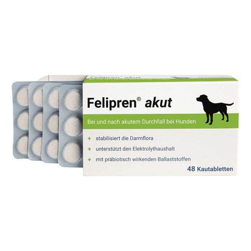 Felipren akut Kautabletten bei und nach Durchfall f&uuml;r Hunde - 1