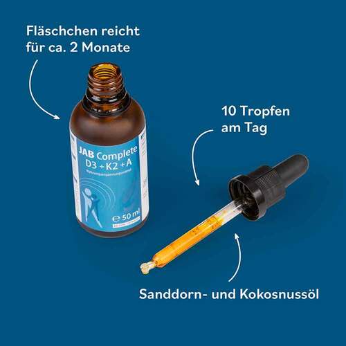 Jab Complete D3 + K2 + A hochdosiert &Ouml;l - 4