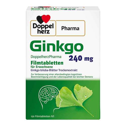 Ginkgo DoppelherzPharma 240 mg Filmtabletten - 1