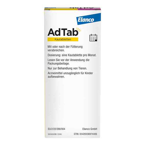 AdTab™ Kautabletten f&uuml;r kleine Hunde 112 mg 2,5 bis 5,5 kg - 2