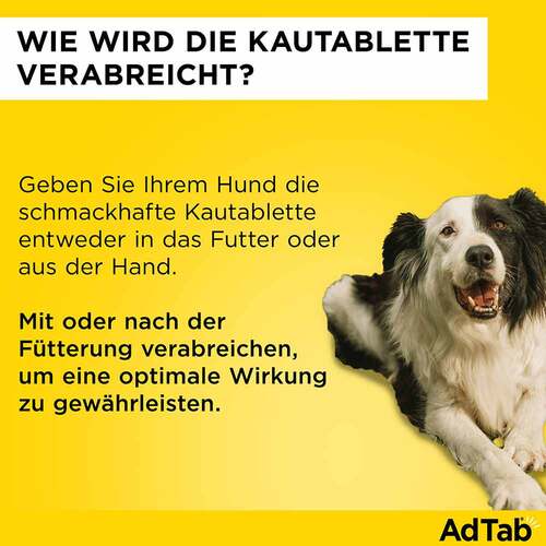 AdTab™ Kautabletten f&uuml;r gro&szlig;e Hunde 450 mg 11 bis 22 kg - 5