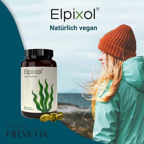 Algen&ouml;l Kapseln 1000 mg Omega-3 vegan Elpixol - 5