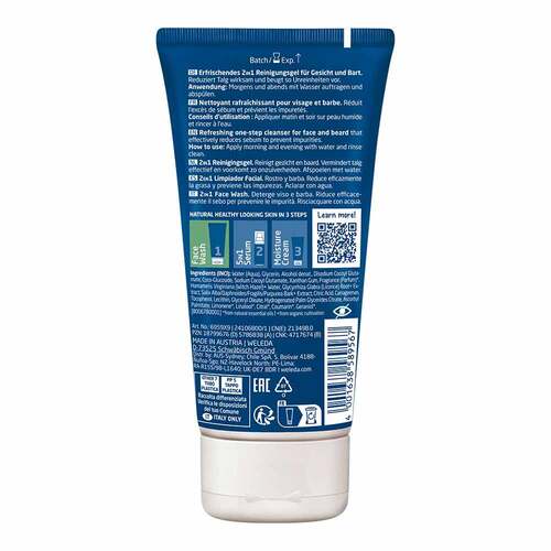 Weleda For Men 2in1 Face Wash - 2