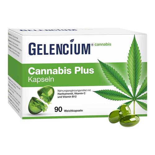 Gelencium Cannabis Plus Kapseln mit Vitamin B12 - 1